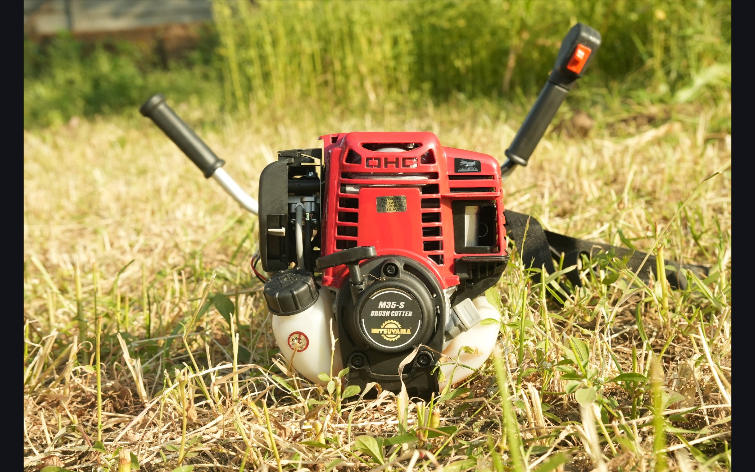 M35-S 4stroke Brush Cutter with accessories