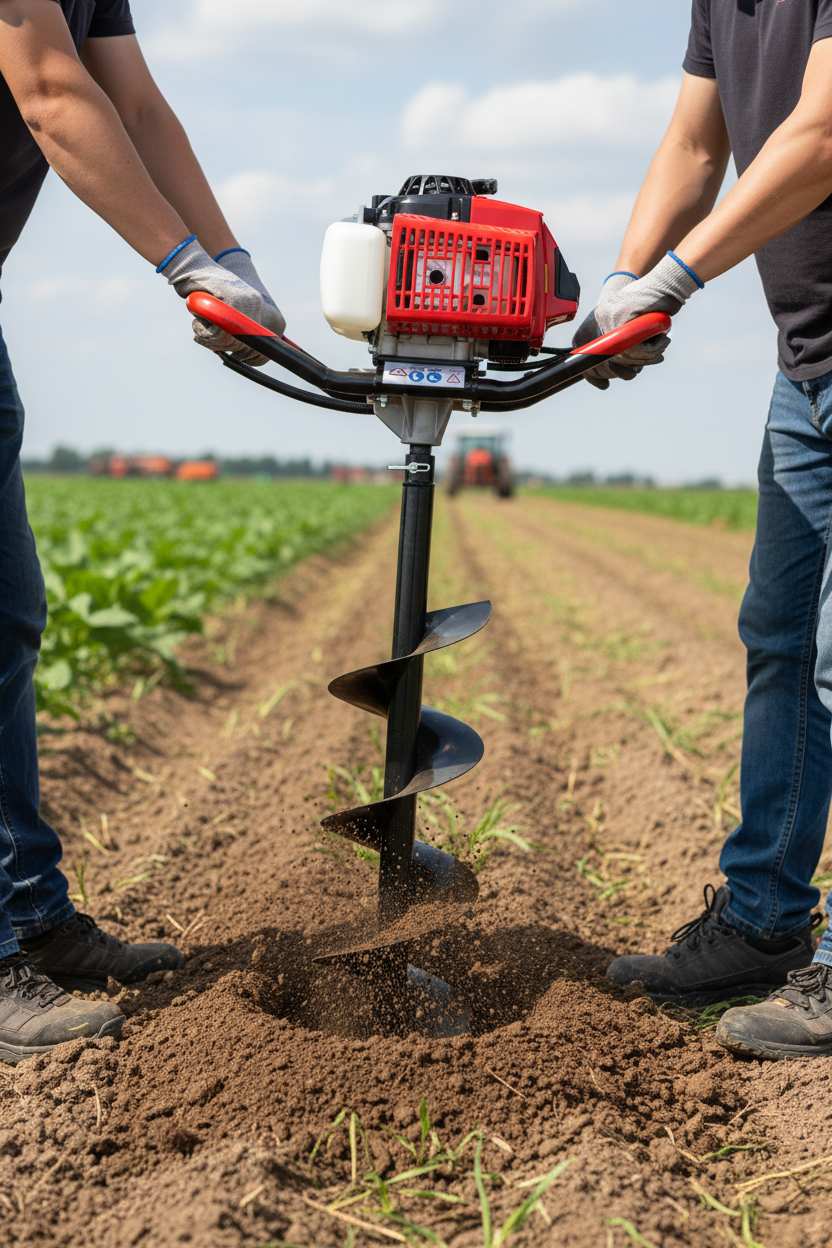 Earth Auger with 8inch drill bit