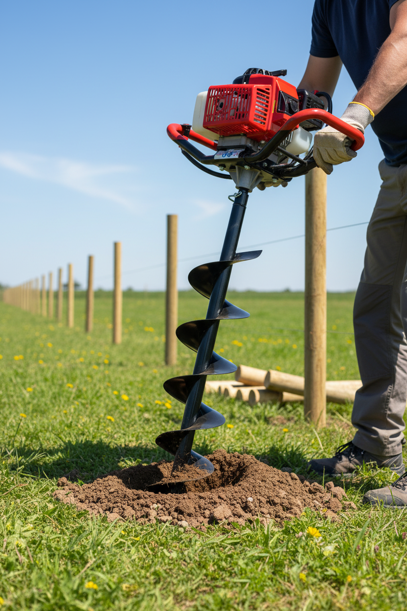 Earth Auger with 8inch drill bit